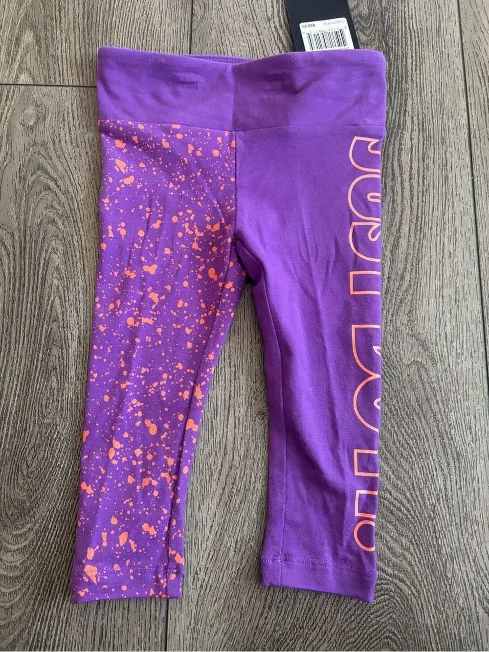 Nike Kids Purple and Orange Active Leggings